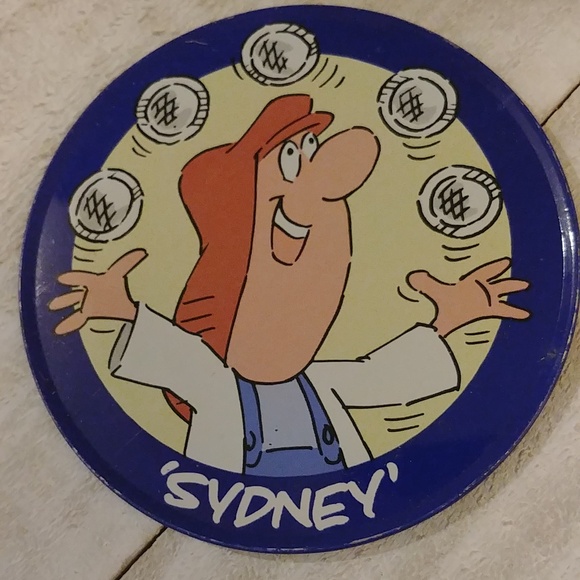 🎉2/$16 Vintage Tetley Tea Coasters Gaffer and Sydney From England - Picture 3 of 4